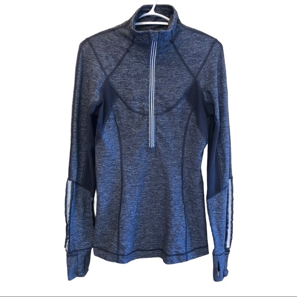 lululemon athletica Tops - Lululemon Run Your Heart Out 1/2 Zip Pullover